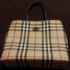 Vintage Brown Classic Nova Check Mini Tote Bag